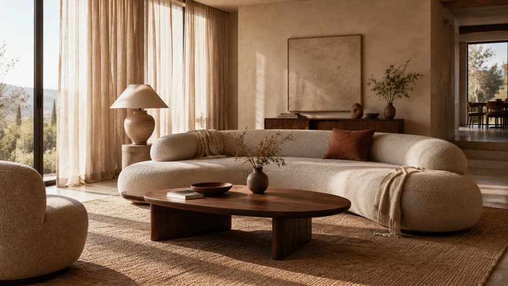 Show the design, material and life around a collection.
